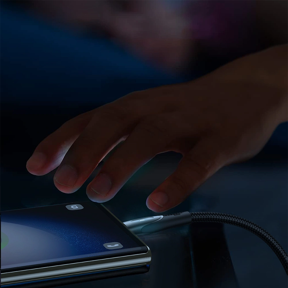 Kabel Joyroom Star-Light Series SA27-CC5 USB-C / USB-C 100W 1.2m czarny