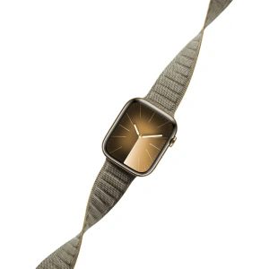 Pasek Crong Melange Apple Watch 4/5/6/7/SE/8/9/10 40/41/42mm (žlutý melange)