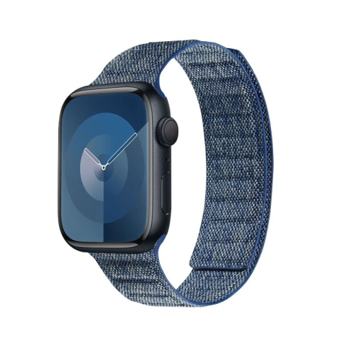 Kup Pasek Crong Melange Apple Watch 4/5/6/7/SE/8/9/Ultra 44/45/49mm (modrý melange) - CRG662 - {ean13} - Sklep Home Screen