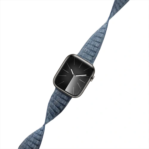 Kup Pasek Crong Melange Apple Watch 4/5/6/7/SE/8/9/Ultra 44/45/49mm (modrý melange) - CRG662 - {ean13} - Sklep Home Screen