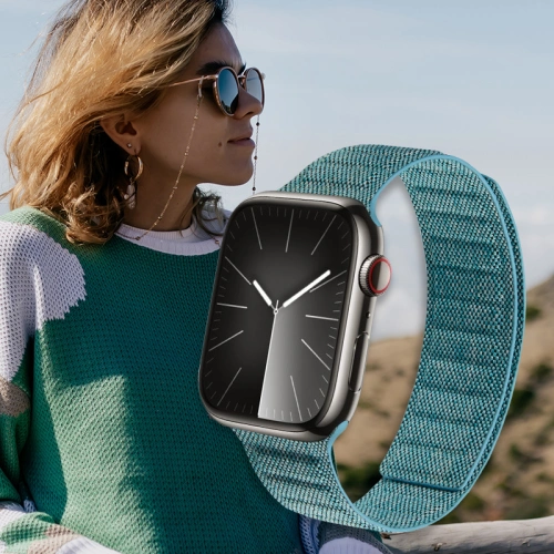 Kup Crong Melange Apple Watch 4/5/6/7/SE/8/9/Ultra 44/45/49mm (türkis meliert) - CRG663 - {ean13} - Sklep Home Screen
