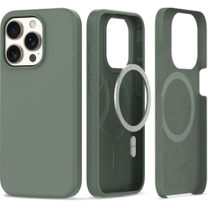 Buy Tech-Protect Silicone MagSafe Apple iPhone 15 Pro Max Olive - THP2408 - {ean13} - Home Screen Store Europe