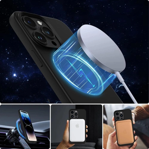 Kup Case Tech-Protect Silikon MagSafe Apple iPhone 15 Pro Max Olive - THP2408 - {ean13} - Sklep Home Screen