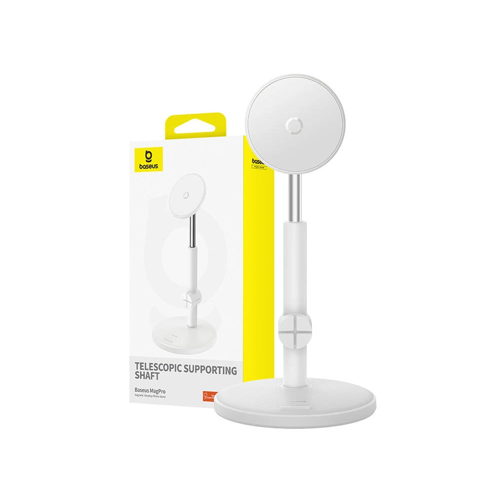 Uchwyt na telefon Baseus MagPro biały