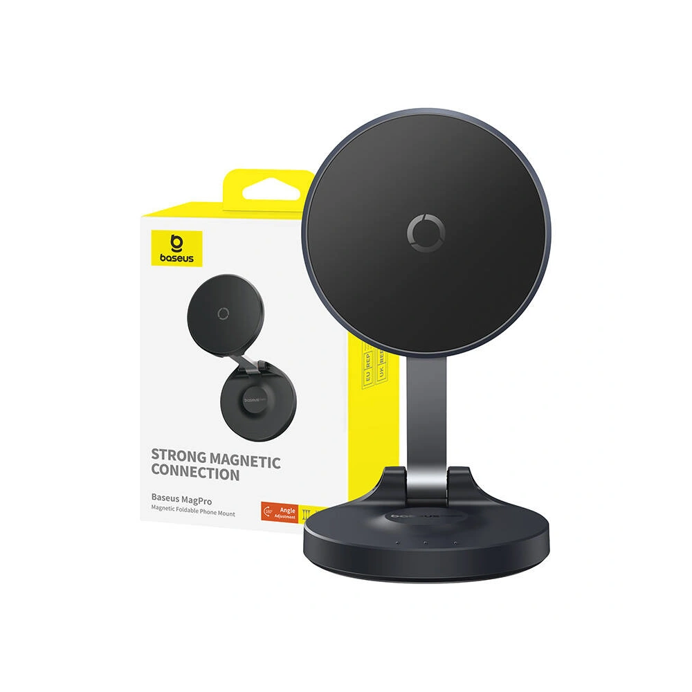Uchwyt na telefon Baseus MagPro samoprzylepny czarny