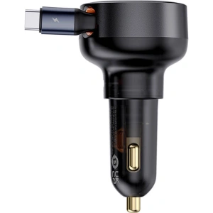Kup Ładowarka samochodowa Baseus Enjoyment Pro z kablem USB-C 60W (czarna) - BSU4737 - {ean13} - Sklep Home Screen