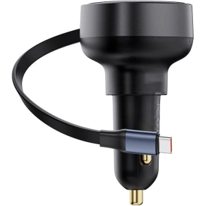 Kup Ładowarka samochodowa Baseus Enjoyment Pro z kablem USB-C 60W (czarna) - BSU4737 - {ean13} - Sklep Home Screen