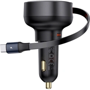 Kup Ładowarka samochodowa Baseus Enjoyment Pro z kablem USB-C 60W (czarna) - BSU4737 - {ean13} - Sklep Home Screen
