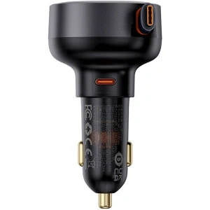 Buy Baseus Enjoyment Pro car charger with 60W USB-C cable (black) - BSU4737 - {ean13} - Home Screen Store Europe