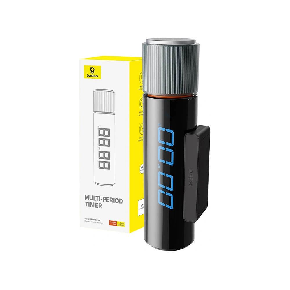 Minutnik / stoper Baseus Heyo cyfrowy (czarny)