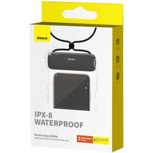 Buy Baseus AquaGlide universal waterproof case (black) - BSU4753 - {ean13} - Home Screen Store Europe