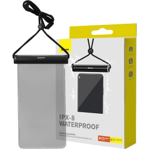 Buy Baseus AquaGlide universal waterproof case with cylinder lock (black) - BSU4755 - {ean13} - Home Screen Store Europe