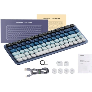 Kup Tastatura mecanică fără fir UGREEN KU101 BT (albastru) - UGR1754 - {ean13} - Sklep Home Screen