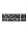 Tastatura wireless cu membrană UGREEN KU005 2.4G+BT (argintiu/negru)