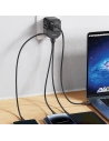 Kup 4-in-1 USAMS T59 încărcător de călătorie US/AU/EU/UK adaptor de călătorie negru/negru - USA1008 - {ean13} - Sklep Home Screen