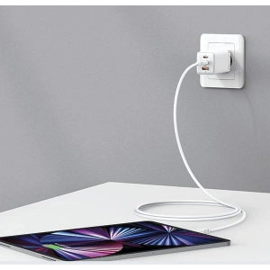 Kup USAMS US-CC180 Sandru Series 2xUSB-C+1xUSB-A GaN PD QC 65W încărcător de rețea negru/negru - USA1009 - {ean13} - Sklep Home Screen
