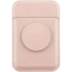 Kup UNIQ Flixa magnetická peněženka na karty s podpěrou MagSafe růžová/blush pink - UNIQ1064 - {ean13} - Sklep Home Screen