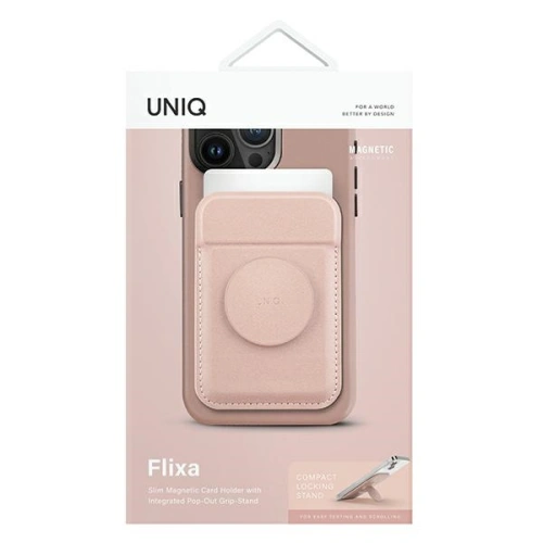 Buy UNIQ Flixa magnetic card wallet with MagSafe blush pink - UNIQ1064 - {ean13} - Home Screen Store Europe