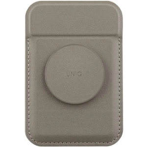 Kup UNIQ Flixa magnetická peněženka na karty s podpěrou MagSafe šedá/flint grey - UNIQ1065 - {ean13} - Sklep Home Screen