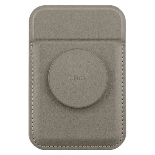 Kup UNIQ Flixa magnetická peněženka na karty s podpěrou MagSafe šedá/flint grey - UNIQ1065 - {ean13} - Sklep Home Screen