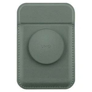 Kup UNIQ Flixa magnetická peněženka na karty s podpěrou MagSafe zelená/lichen green - UNIQ1066 - {ean13} - Sklep Home Screen