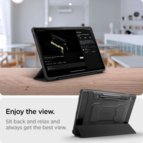 Kup Case Spigen Rugged Armor Pro Samsung Galaxy Tab S9 FE Schwarz - SPN3183 - {ean13} - Sklep Home Screen