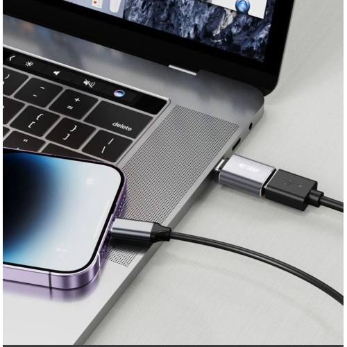 Kup Adapter Tech-Protect UltraBoost USB-C / Lightning Grau - THP2409 - {ean13} - Sklep Home Screen