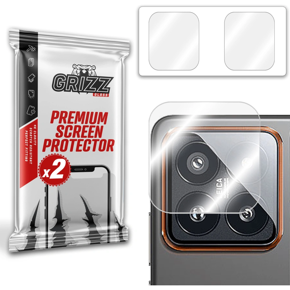 Szkło na aparat GrizzGlass HybridGlass Camera do Xiaomi 14