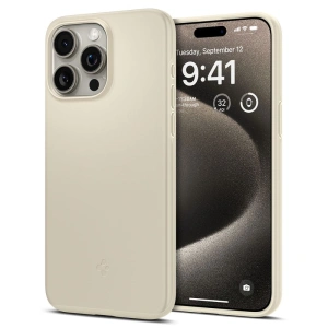 Buy Spigen Thin Fit Apple iPhone 15 Pro Max Mute Beige - SPN3184 - {ean13} - Home Screen Store Europe