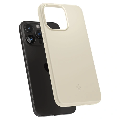 Kup Etui Spigen Thin Fit Apple iPhone 15 Pro Max Mute Bézs - SPN3184 - {ean13} - Sklep Home Screen