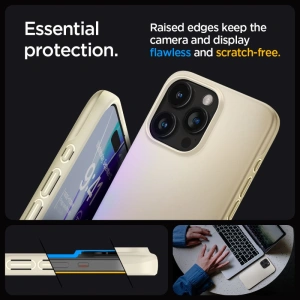Buy Spigen Thin Fit Apple iPhone 15 Pro Max Mute Beige - SPN3184 - {ean13} - Home Screen Store Europe