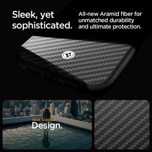 Kup Etui Spigen Enzo Aramid Mag MagSafe Apple iPhone 15 Pro Max Matt Fekete - SPN3185 - {ean13} - Sklep Home Screen
