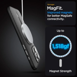 Kup Etui Spigen Enzo Aramid Mag MagSafe Apple iPhone 15 Pro Max Matt Fekete - SPN3185 - {ean13} - Sklep Home Screen