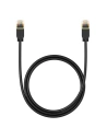 Netzwerkkabel Baseus High Speed, Ethernet RJ45, 10 Gbps, Cat.7, 1m (schwarz)
