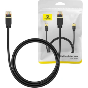 Kup Kabel sieciowy Baseus High Speed, Ethernet RJ45, 10 Gbps, Cat.7, 1m (czarny) - BSU4759 - {ean13} - Sklep Home Screen