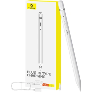 Kup Aktywny rysik Baseus Smooth Writing Series z ładowaniem bezprzewodowym, USB-C (Biały) - BSU4762 - {ean13} - Sklep Home Screen
