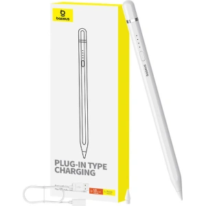 Kup Aktywny rysik Baseus Smooth Writing Series z ładowaniem plug-in USB-C (Biały) - BSU4763 - {ean13} - Sklep Home Screen