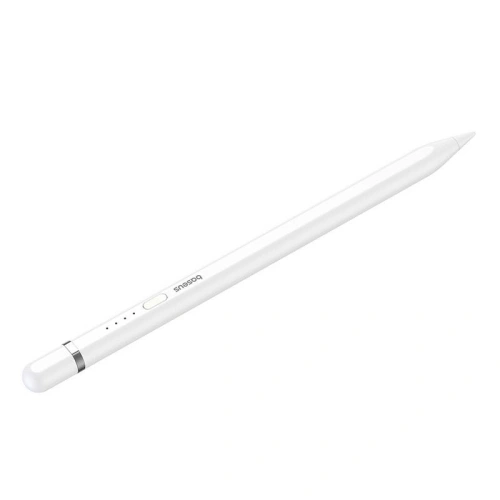 Buy Baseus Smooth Writing Series active stylus with wireless charging, lightning (White) - BSU4764 - {ean13} - Home Screen Store Europe