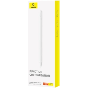Buy Baseus Smooth Writing Series active multi-function stylus with wireless charging (White) - BSU4766 - {ean13} - Home Screen Store Europe