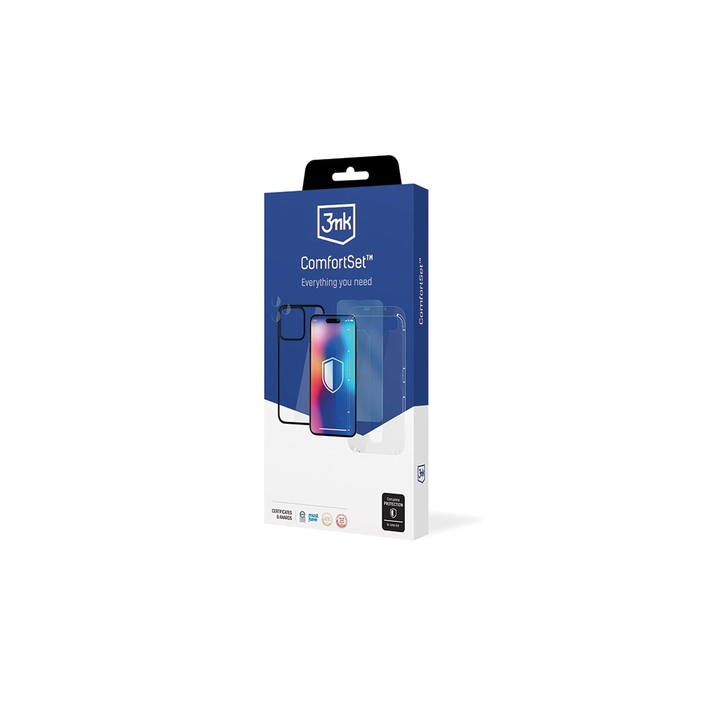 Zestaw akcesoriów ochronnych 3MK Comfort Set 4in1 Apple iPhone 15 Pro 