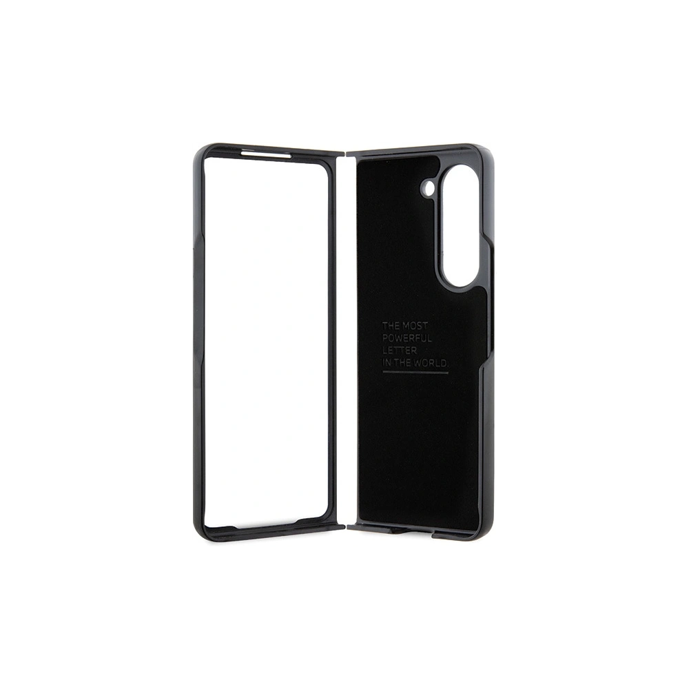 Etui BMW BMHCZFD522NBCK Samsung Galaxy Z Fold5 Leather Carbon czarny/black