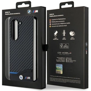 Kup Etui BMW BMHCZFD522NBCK Samsung Galaxy Z Fold5 Leather Carbon fekete/black - BMW524 - {ean13} - Sklep Home Screen