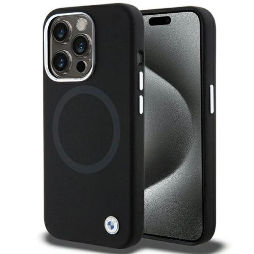 Kup Etui BMW BMHMP15LSILBK2 Apple iPhone 15 Pro Signature Liquid Silicone MagSafe černý/black - BMW526 - {ean13} - Sklep Home Screen