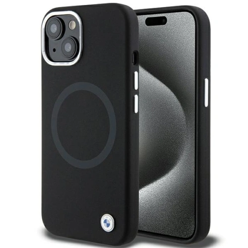 Kup Case BMW BMHMP15MSILBK2 Apple iPhone 15 Plus / 14 Plus Signature Liquid Silicone MagSafe schwarz/black - BMW527 - {ean13} - Sklep Home Screen