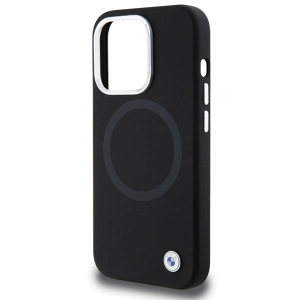 Etui BMW BMHMP15LSILBK2 Apple iPhone 15 Pro Signature Liquid Silicone MagSafe czarny/black