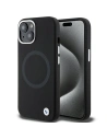 BMW Apple Carcasă BMHMP15SSILBK2 iPhone 15 Signature Liquid Silicone MagSafe negru/negru