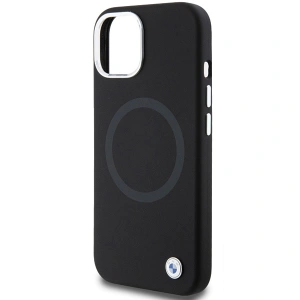 Case BMW BMHMP15MSILBK2 Apple iPhone 15 Plus / 14 Plus Signature Liquid Silicone MagSafe schwarz/black