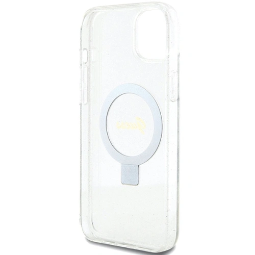 Kup Etui Guess GUHMP15MHRSGSD Apple iPhone 15 Plus / 14 Plus hardcase Ring Stand Script Glitter MagSafe przezroczysty/transparent - GUE3003 - {ean13} - Sklep Home Screen