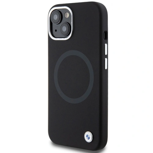Kup Case BMW BMHMP15SSILBK2 Apple iPhone 15 Signature Liquid Silicone MagSafe schwarz/black - BMW528 - {ean13} - Sklep Home Screen