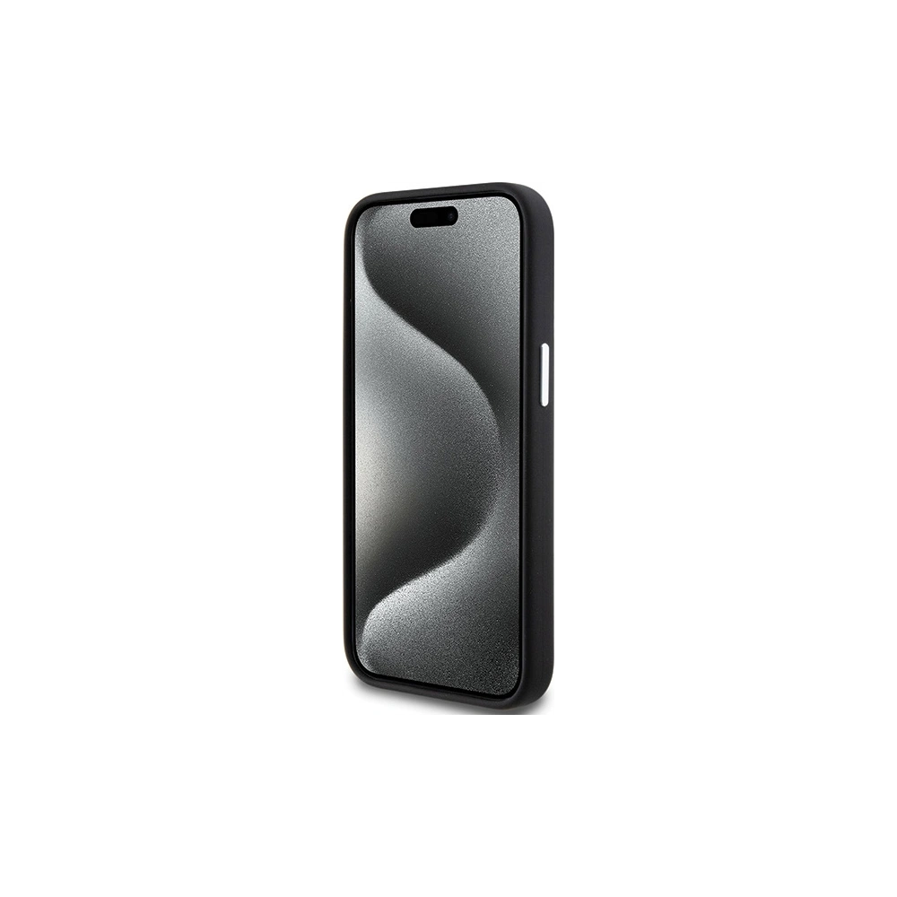 Etui BMW BMHMP15SSILBK2 Apple iPhone 15 Signature Liquid Silicone MagSafe czarny/black